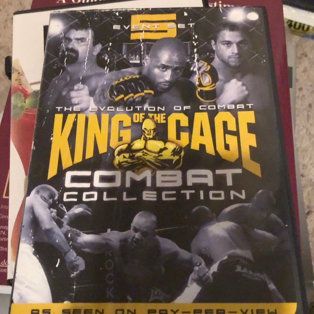 King of the Cage Combat Collection 5-disc DVD Box Set mixed martial arts .